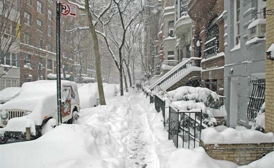 雪暴中心公園紐約市